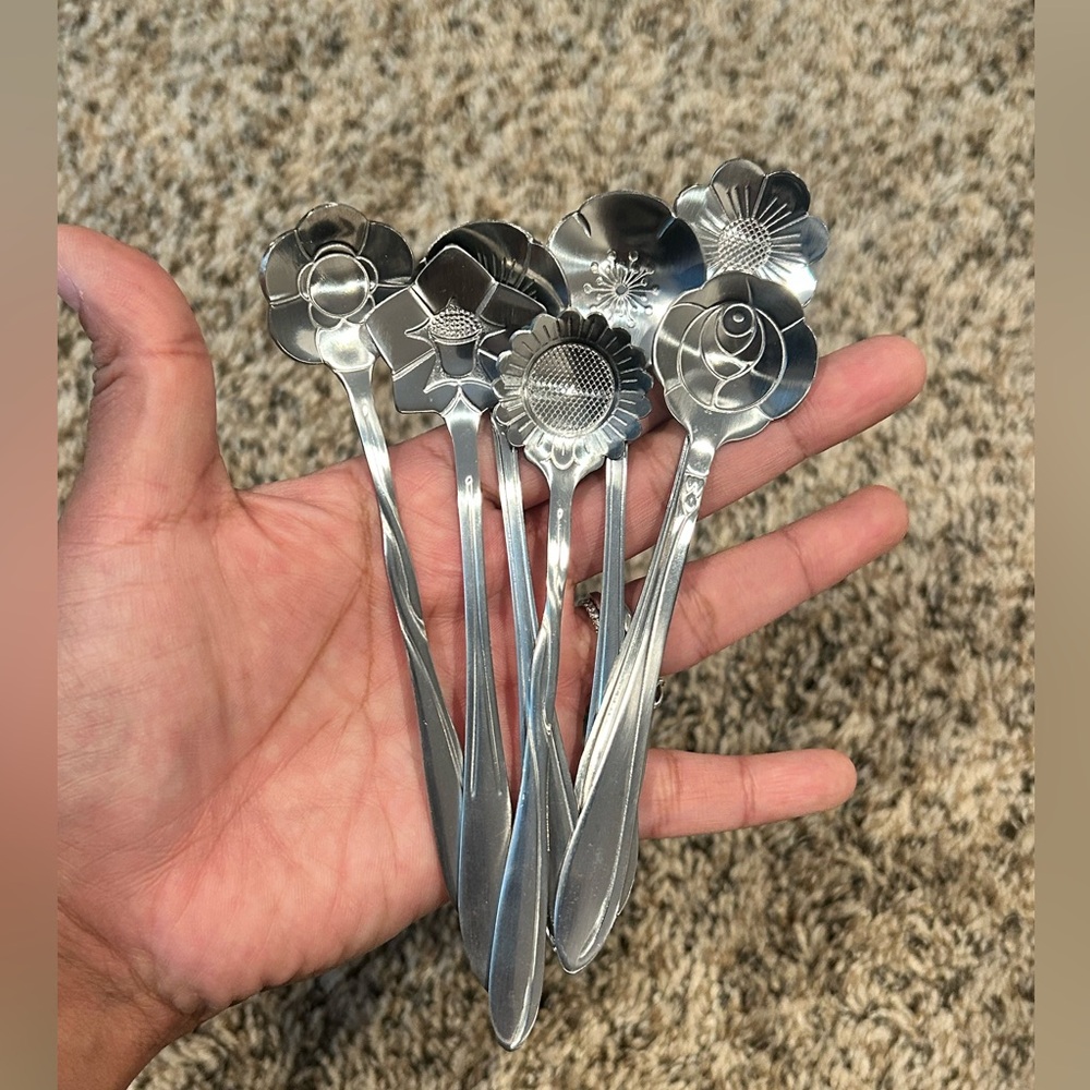Floral Teaspoon Set